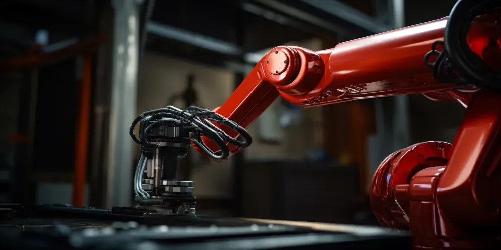 Functu red robotic arm